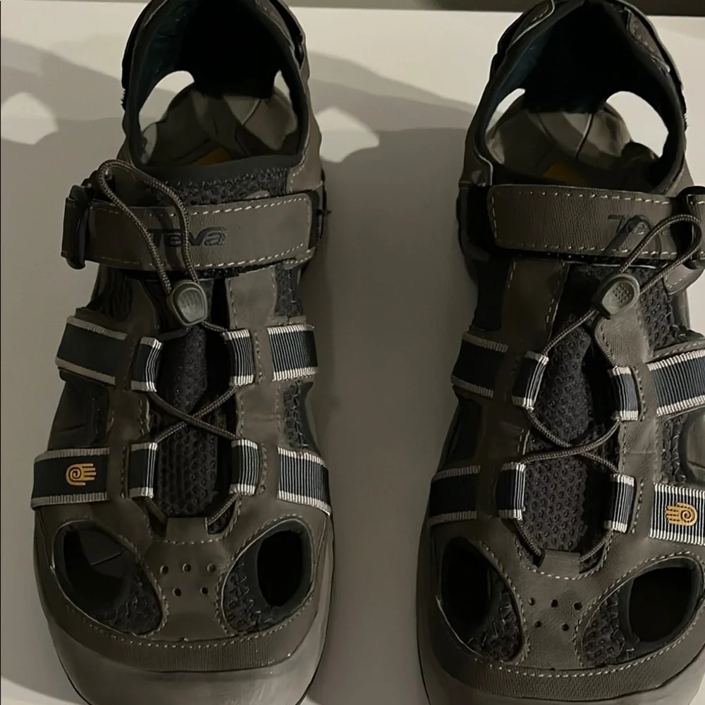 Teva Gray Hiking Sandals with Adjustable Straps‎